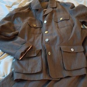 2-piece 100% linen suit